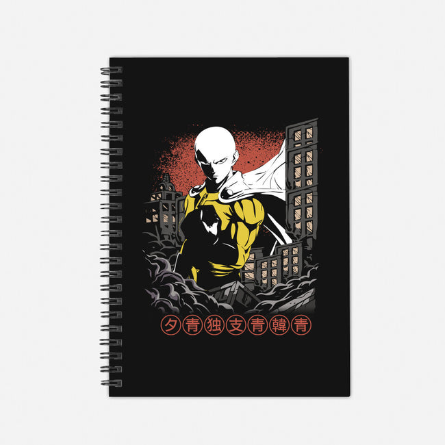 Saitama One Punch-none dot grid notebook-ElMattew