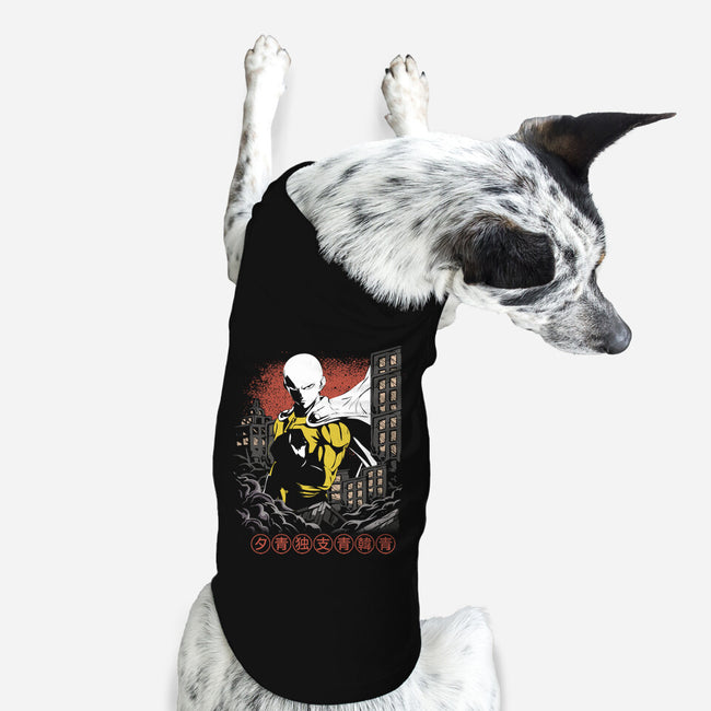 Saitama One Punch-dog basic pet tank-ElMattew