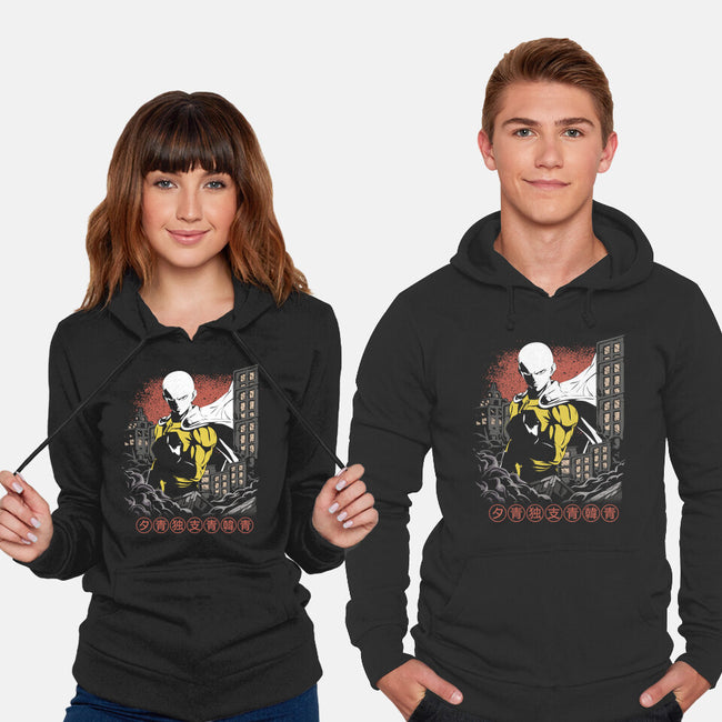 Saitama One Punch-unisex pullover sweatshirt-ElMattew