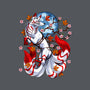 Kitsune Japanese Fox-none removable cover w insert throw pillow-Anes Josh