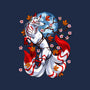 Kitsune Japanese Fox-none removable cover w insert throw pillow-Anes Josh