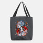 Kitsune Japanese Fox-none basic tote bag-Anes Josh