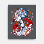 Kitsune Japanese Fox-none stretched canvas-Anes Josh