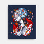 Kitsune Japanese Fox-none stretched canvas-Anes Josh