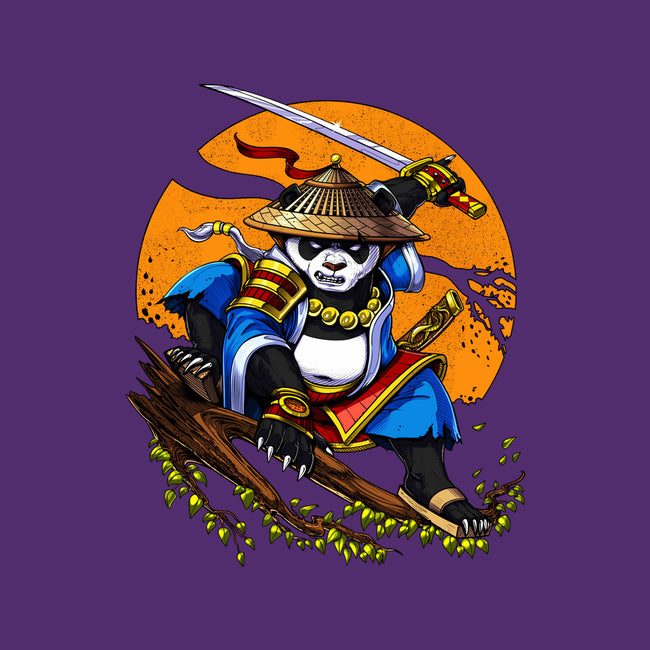 Panda Samurai Ninja-none stretched canvas-Anes Josh
