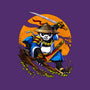 Panda Samurai Ninja-none removable cover w insert throw pillow-Anes Josh