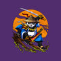 Panda Samurai Ninja-none drawstring bag-Anes Josh