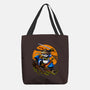 Panda Samurai Ninja-none basic tote bag-Anes Josh