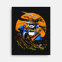 Panda Samurai Ninja-none stretched canvas-Anes Josh