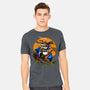 Panda Samurai Ninja-mens heavyweight tee-Anes Josh