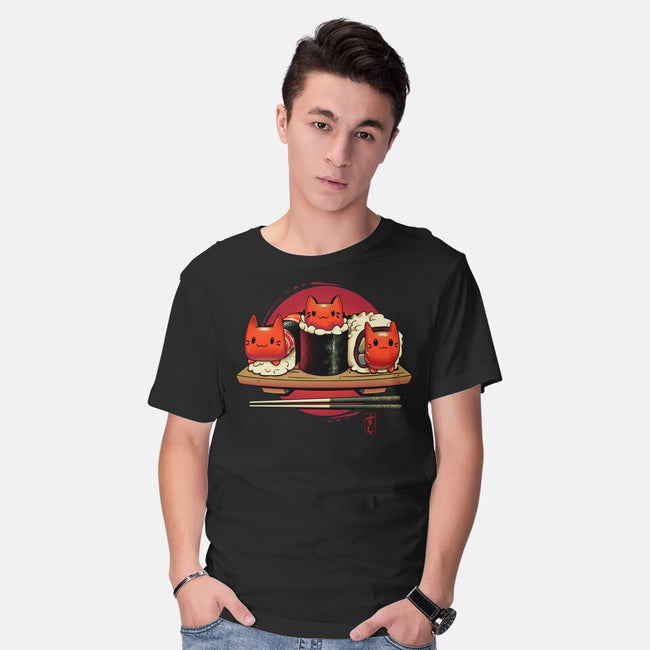 Meowshis-mens basic tee-Snouleaf