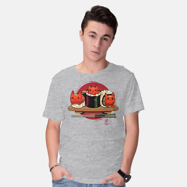 Meowshis-mens basic tee-Snouleaf
