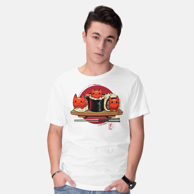 Meowshis-mens basic tee-Snouleaf