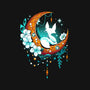 Moonlight Fox-womens fitted tee-Snouleaf