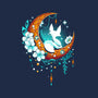 Moonlight Fox-none removable cover w insert throw pillow-Snouleaf
