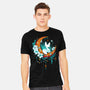 Moonlight Fox-mens heavyweight tee-Snouleaf