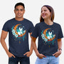 Moonlight Fox-unisex basic tee-Snouleaf