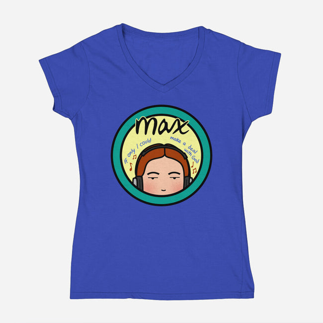 Max-womens v-neck tee-Boggs Nicolas