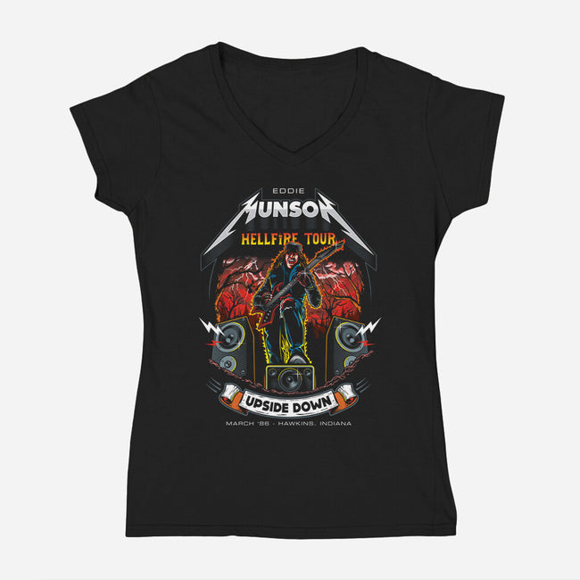 Most Metal Tour-womens v-neck tee-Olipop