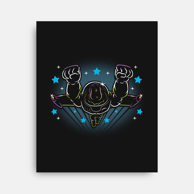 Legendary Space Ranger-none stretched canvas-Olipop