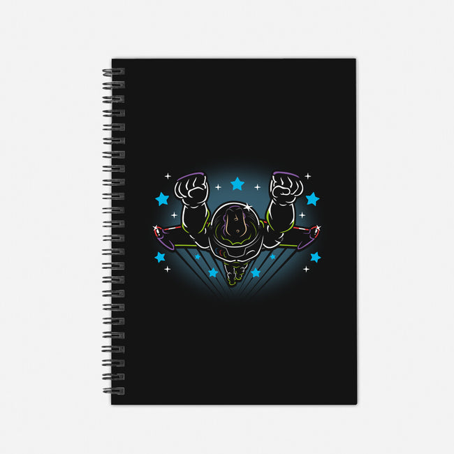 Legendary Space Ranger-none dot grid notebook-Olipop