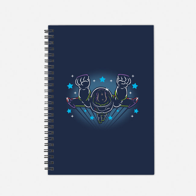 Legendary Space Ranger-none dot grid notebook-Olipop