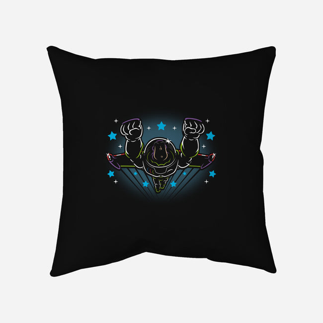 Legendary Space Ranger-none removable cover throw pillow-Olipop