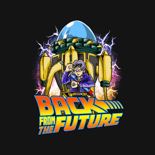 Back From The Future-none beach towel-joerawks