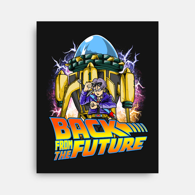 Back From The Future-none stretched canvas-joerawks