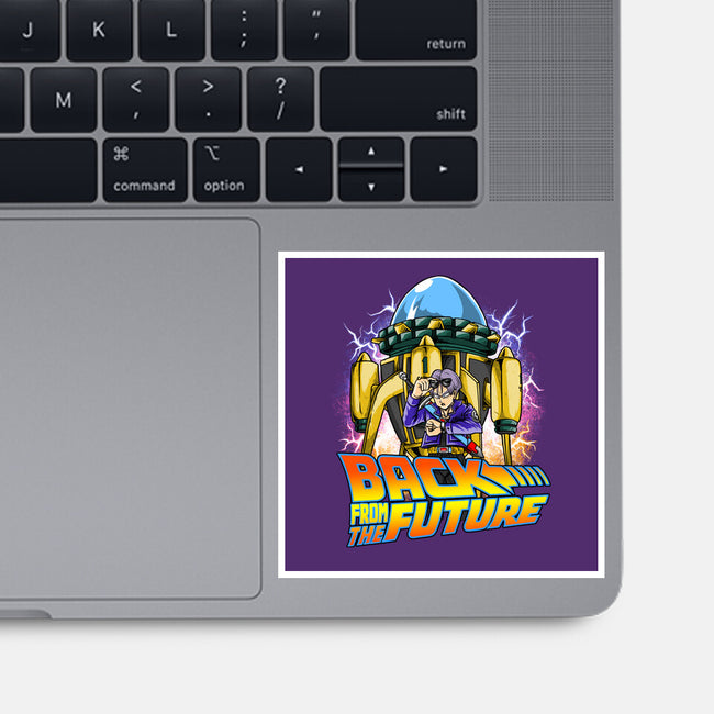 Back From The Future-none glossy sticker-joerawks