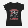 Woodsboro Slashers-womens v-neck tee-Nemons
