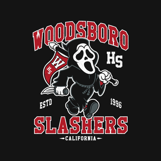 Woodsboro Slashers-womens off shoulder sweatshirt-Nemons