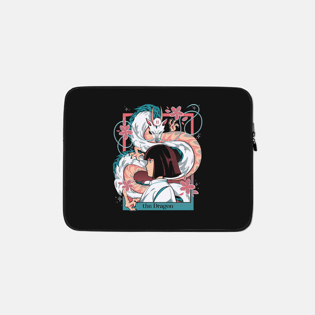 The Dragon-none zippered laptop sleeve-yumie
