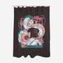 The Dragon-none polyester shower curtain-yumie