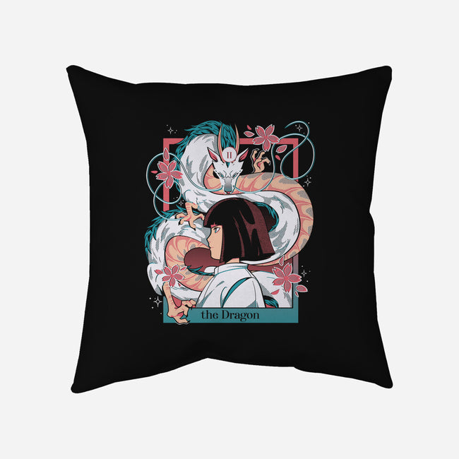 The Dragon-none removable cover w insert throw pillow-yumie