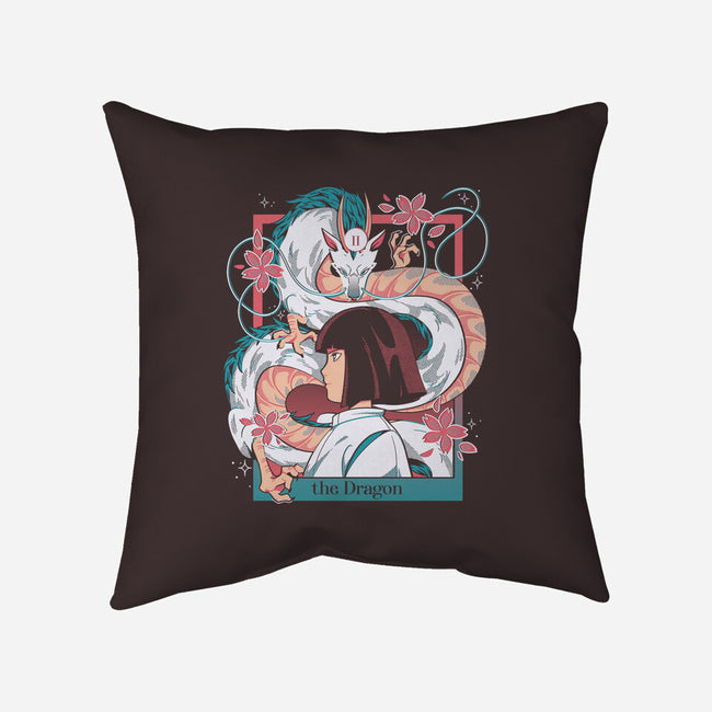 The Dragon-none removable cover w insert throw pillow-yumie