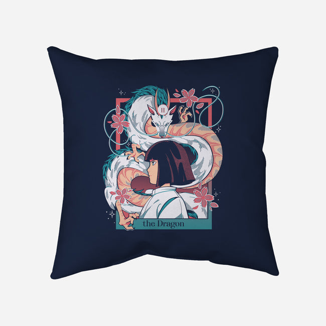 The Dragon-none removable cover w insert throw pillow-yumie