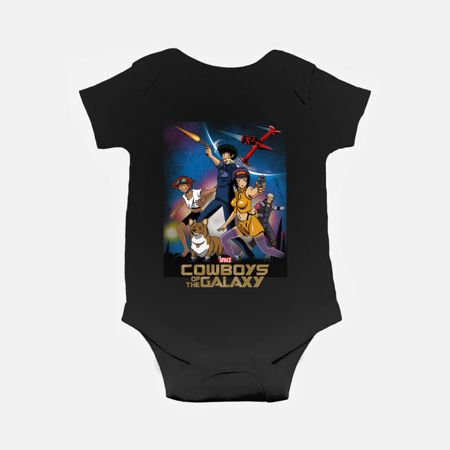 Space Cowboys Of The Galaxy-baby basic onesie-Boggs Nicolas