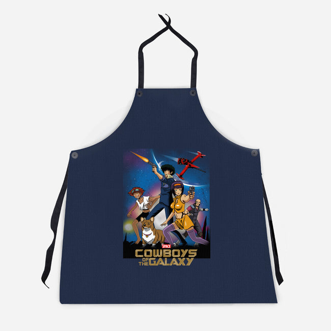 Space Cowboys Of The Galaxy-unisex kitchen apron-Boggs Nicolas
