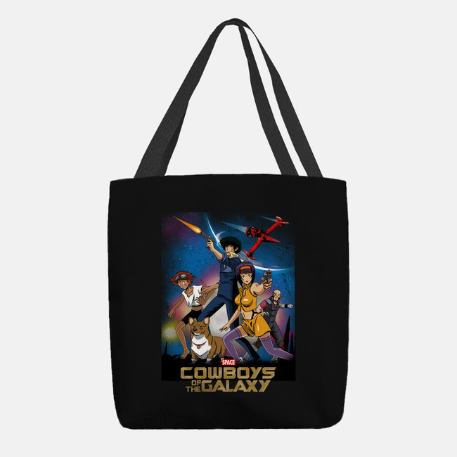 Space Cowboys Of The Galaxy-none basic tote bag-Boggs Nicolas