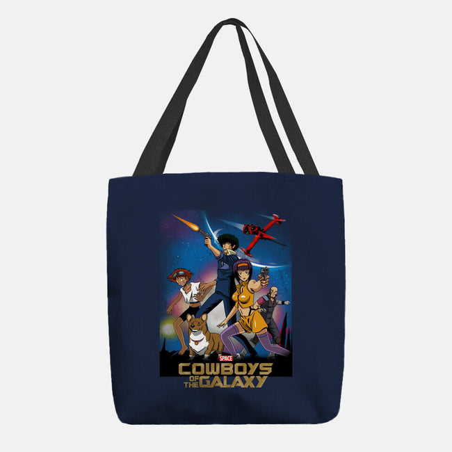 Space Cowboys Of The Galaxy-none basic tote bag-Boggs Nicolas