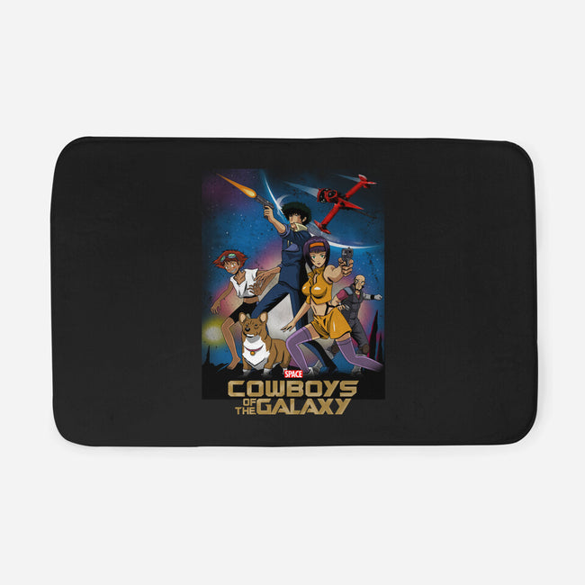 Space Cowboys Of The Galaxy-none memory foam bath mat-Boggs Nicolas