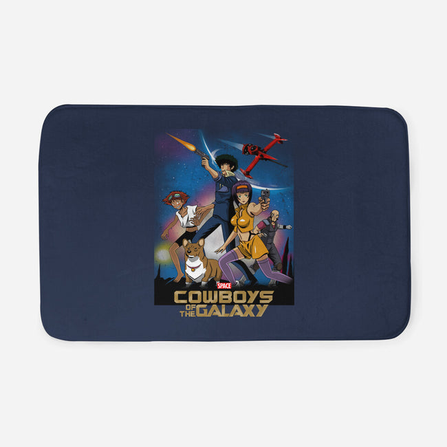 Space Cowboys Of The Galaxy-none memory foam bath mat-Boggs Nicolas