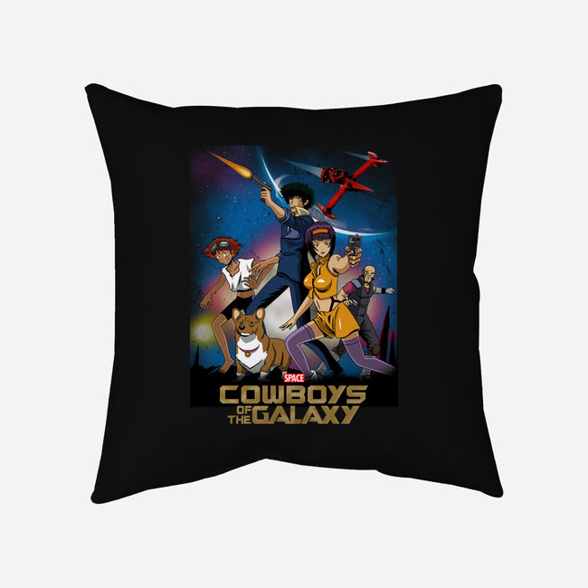 Space Cowboys Of The Galaxy-none removable cover w insert throw pillow-Boggs Nicolas