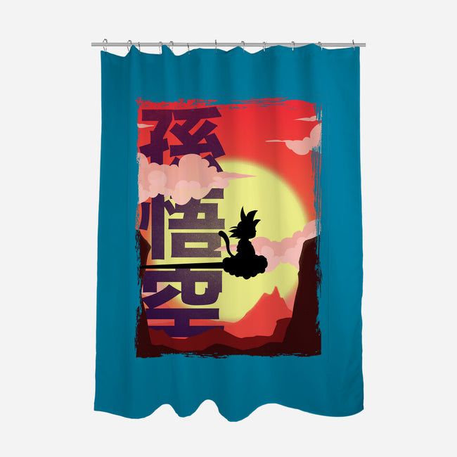 Peace And Freedom-none polyester shower curtain-Diego Oliver