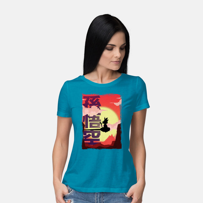Peace And Freedom-womens basic tee-Diego Oliver