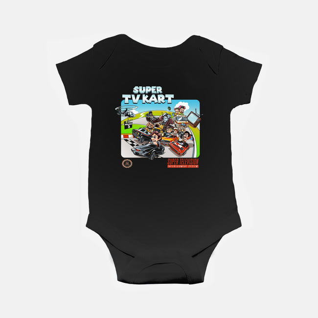 Super Tv Kart-baby basic onesie-goodidearyan