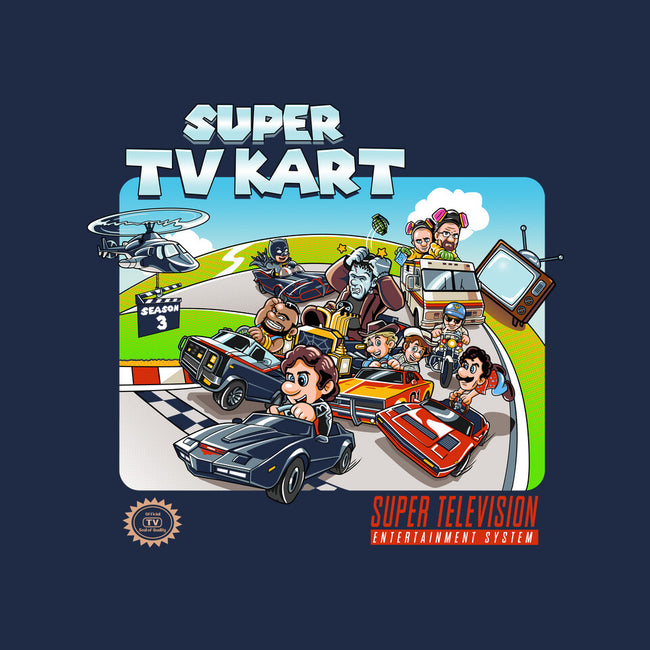 Super Tv Kart-womens v-neck tee-goodidearyan