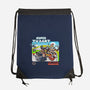 Super Tv Kart-none drawstring bag-goodidearyan