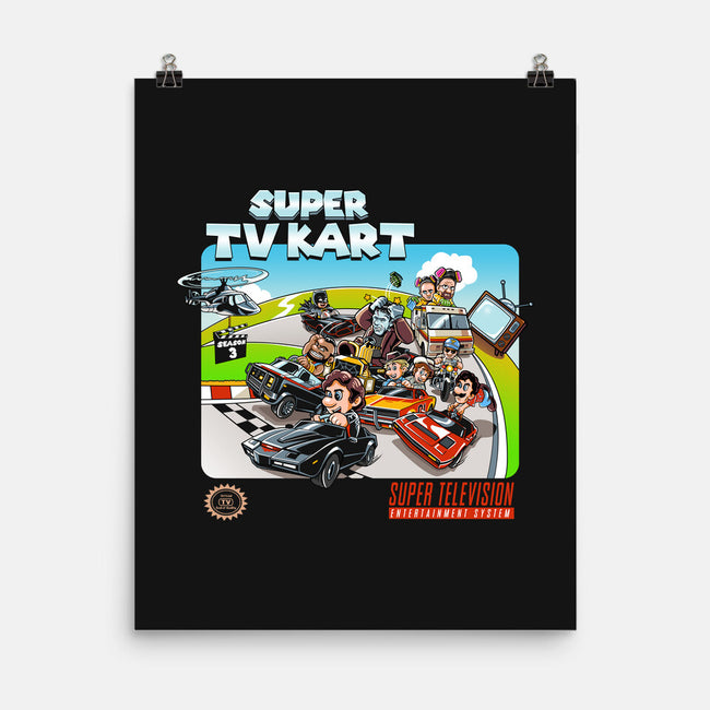 Super Tv Kart-none matte poster-goodidearyan